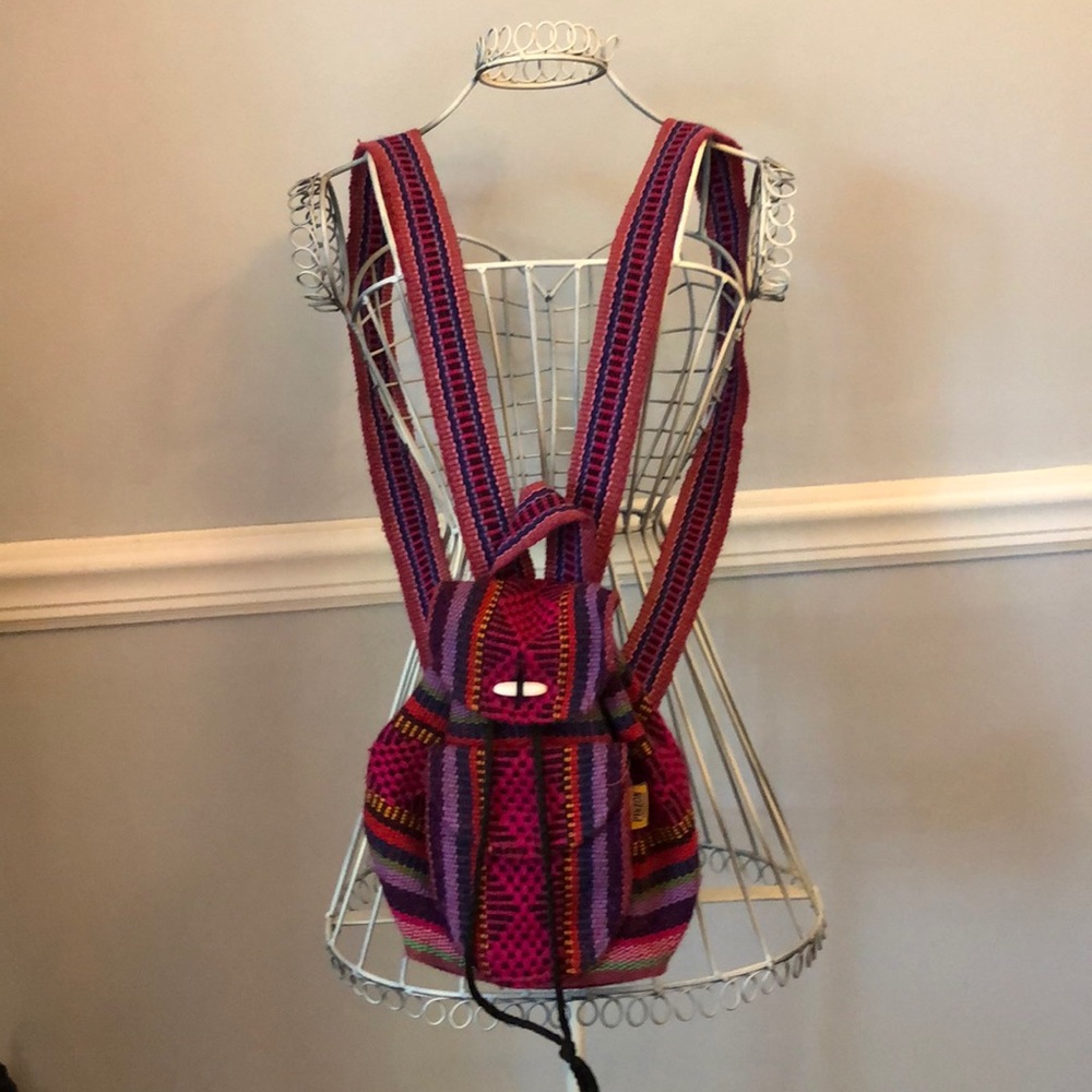 Artesanias mr pinzon Aztec print mini backpack